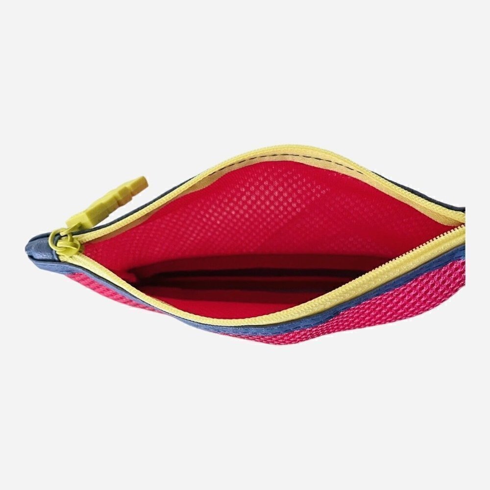 IPSY LOVE glam make-up bag zipper mesh faux leather rectangular 7 x 4.5 - Picture 4 of 10